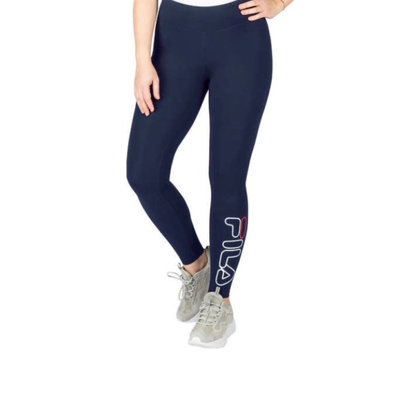 HIGH WAISTED FILA LEGGINGS - Picture 1 of 3
